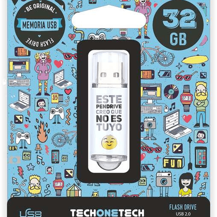 TechOneTech Memoria USB 2.0 32GB (Pendrive) 1