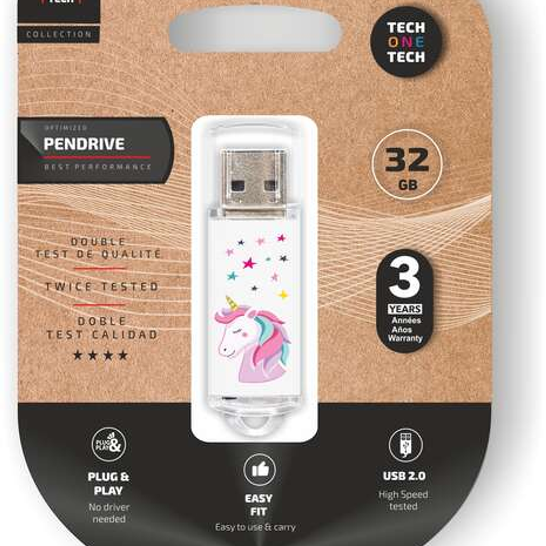 TechOneTech Unicornio Dream Memoria USB 2.0 32GB (Pendrive) 1