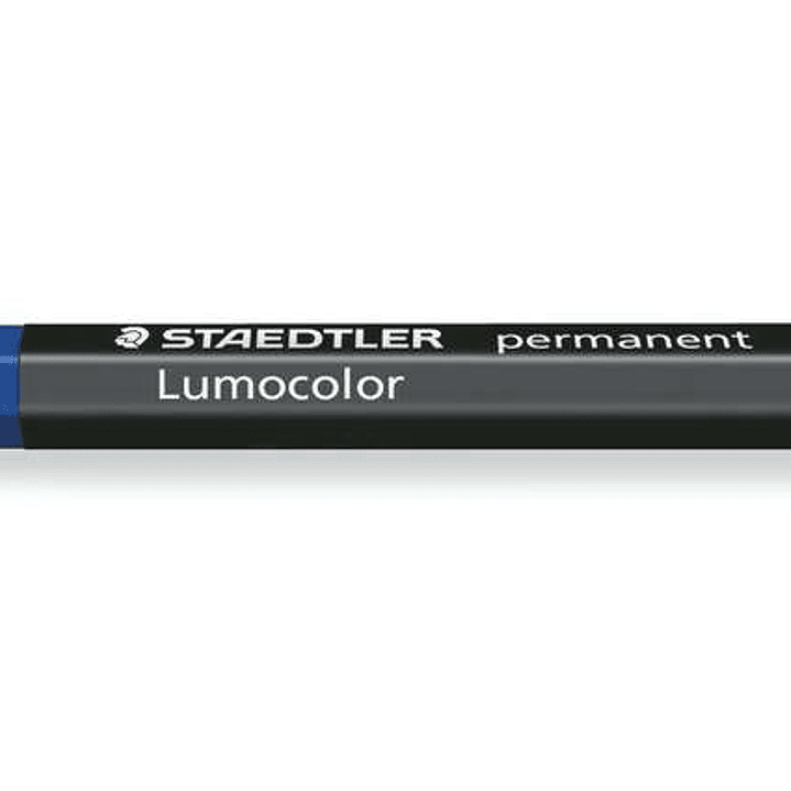 Staedtler Lumocolor Permanent Omnigraph 236 Cera Permanente Hexagonal - Resistente al Agua - Diametro 12mm Aprox - Color Azul 1