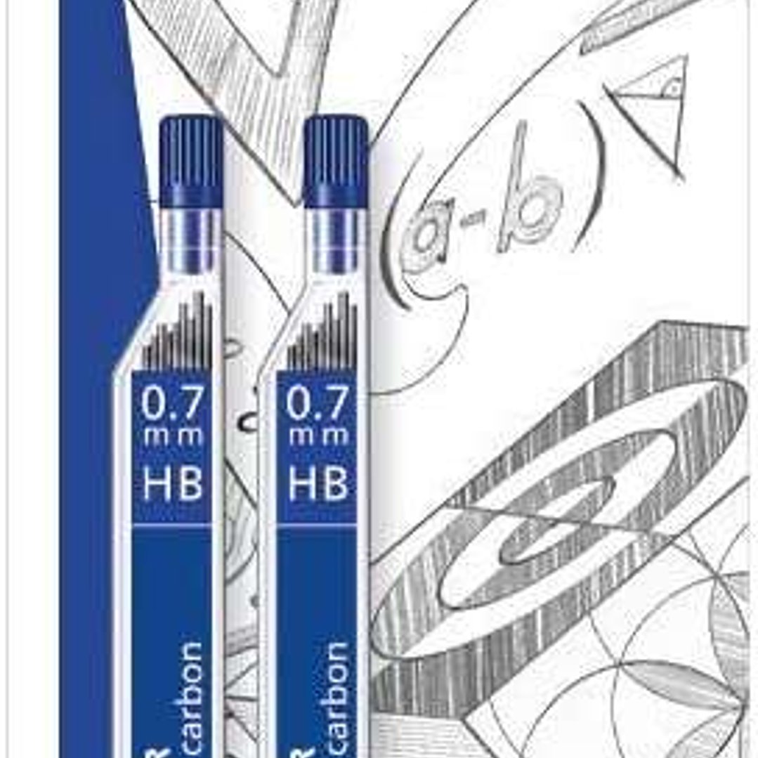 Staedtler Micro Carbon 250 Pack de 2 Tubos de 12 Minas - Mina HB de 0.7mm - Resistencia a la Rotura - 90% Procedente de Materiales Naturales 1