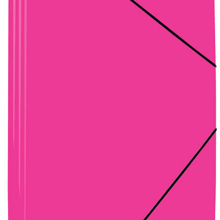 Mariola Carpeta de Polipropileno con Solapas 450 Micras - Formato Folio - Medidas 34x25cm - Cierre con Goma Elastica - Color Fucsia 1