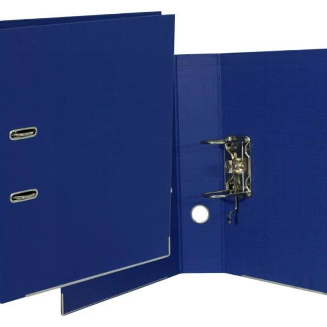 Bismark Archivador A-Z PVC A4 Lomo 75mm - Gran Resistencia - Tarjetero en el Lomo - Cartoneras Metalicas en el Borde Inferior - Mecanismo de Palanca - 1