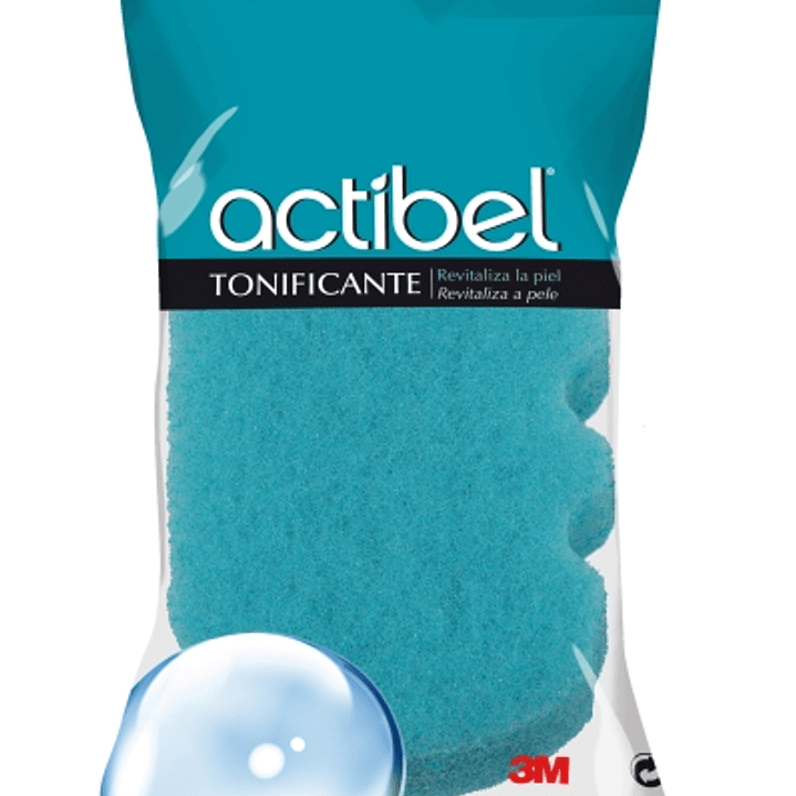 Actibel Tonificante Esponja Corporal - Ergonomica - Color Azul 1