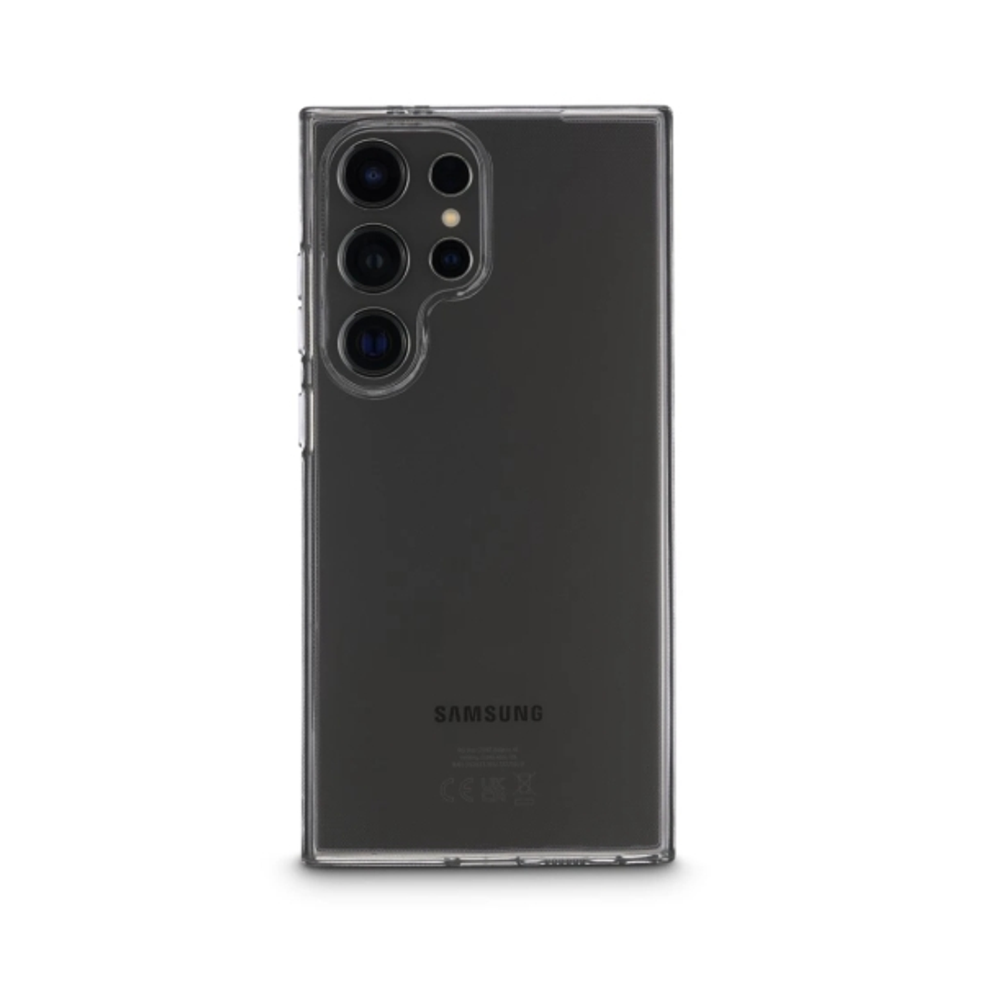 Hama Always Clear Funda para Samsung Galaxy S24 Ultra - Antideslizante - Poliuretano Termoplastico - Bordes Elevados - Color Transparente 1