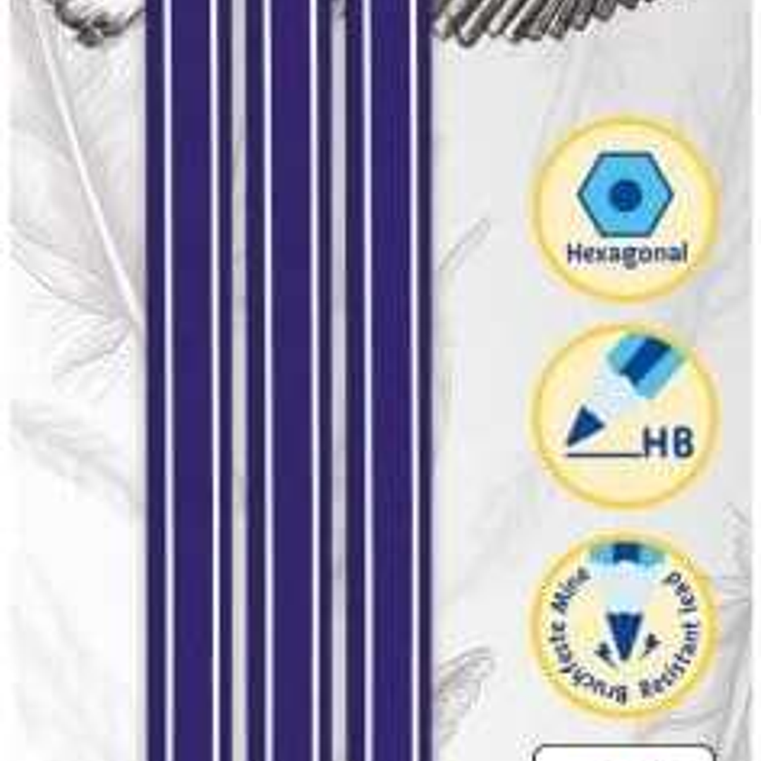 Pelikan Blister de 3 Lapices de Madera HB - Punta de Grafito - Cuerpo Barnizado - Seccion Hexagonal - Mina Resistente 1