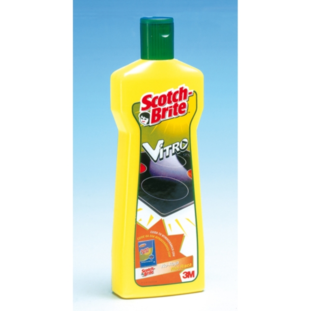 Scotch-Brite Vitro Limpiador para Vitroceramicas - Base de Agua - Color Amarillo 1