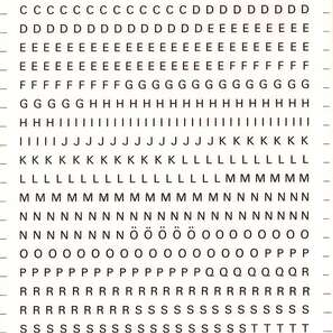 Apli Letras y Numeros Transferibles - 2.5mm - 731 Caracteres - Facil Aplicacion y Gran Adherencia - Negros 1