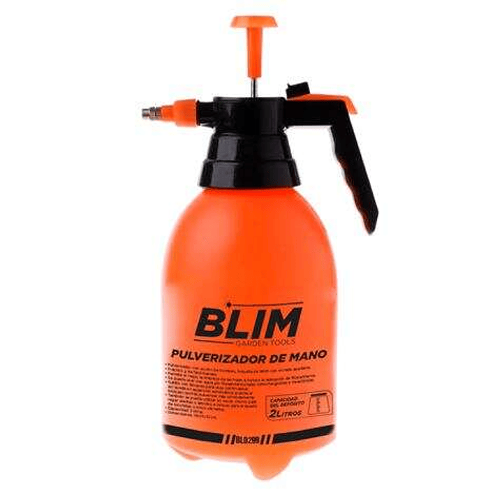 Blim Pulverizador de Mano 2L - Boquilla de Laton - Uso con Agua y/o Fitosanitarios - Gatillo con Bloqueo 1