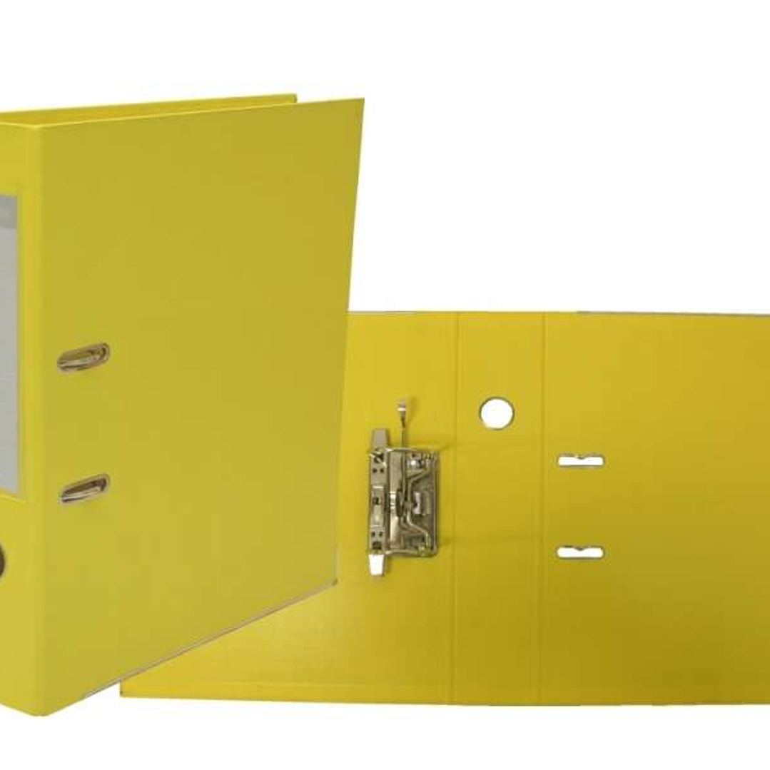 Bismark Archivador A-Z PVC A4 Lomo 75mm - Gran Resistencia - Tarjetero en el Lomo - Cartoneras Metalicas en el Borde Inferior - Mecanismo de Palanca - 1