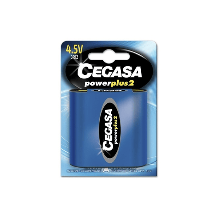 Cegasa Power Plus 2 Pack de 1 Pila 3R12 4.5V - Pila Salina para Aparatos de Bajo Consumo 1