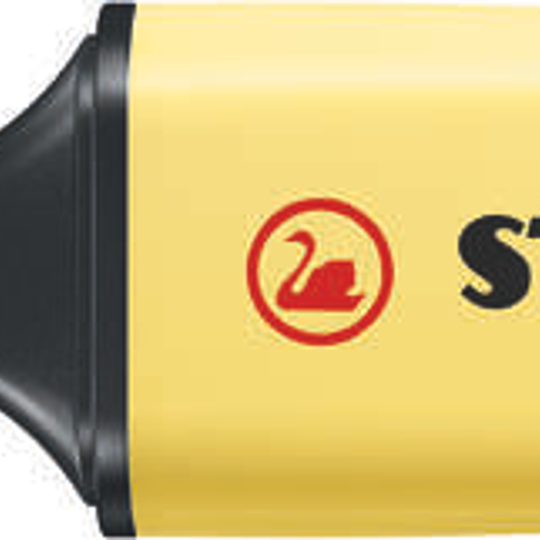 Stabilo Boss 70 Pastel Rotulador Marcador Fluorescente - Trazo entre 2 y 5mm - Recargable - Tinta con Base de Agua - Color Amarillo Cremoso 1