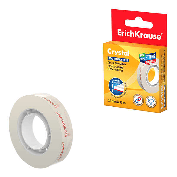 Erichkrause Crystal Cinta Adhesiva 12mmx33m - Transparente 1
