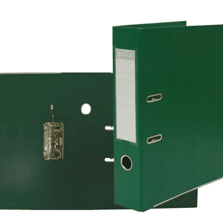 Bismark Archivador A-Z Formato Folio - PVC de Gran Resistencia - Tarjetero en el Lomo - Cartoneras Metalicas en el Borde Inferior - Mecanismo de Palan 1