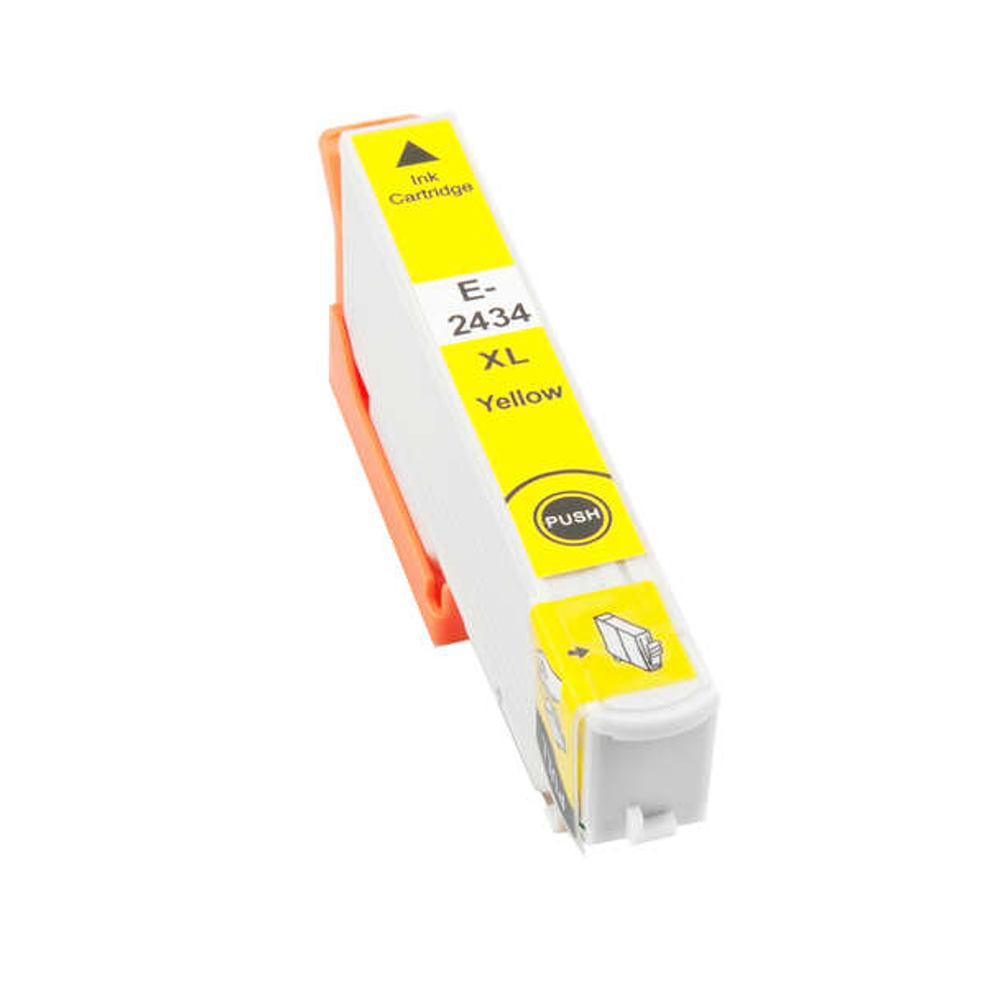 Epson T2434/T2424 (24XL) Amarillo Cartucho de Tinta Generico - Reemplaza C13T24344012/C13T24244012 1