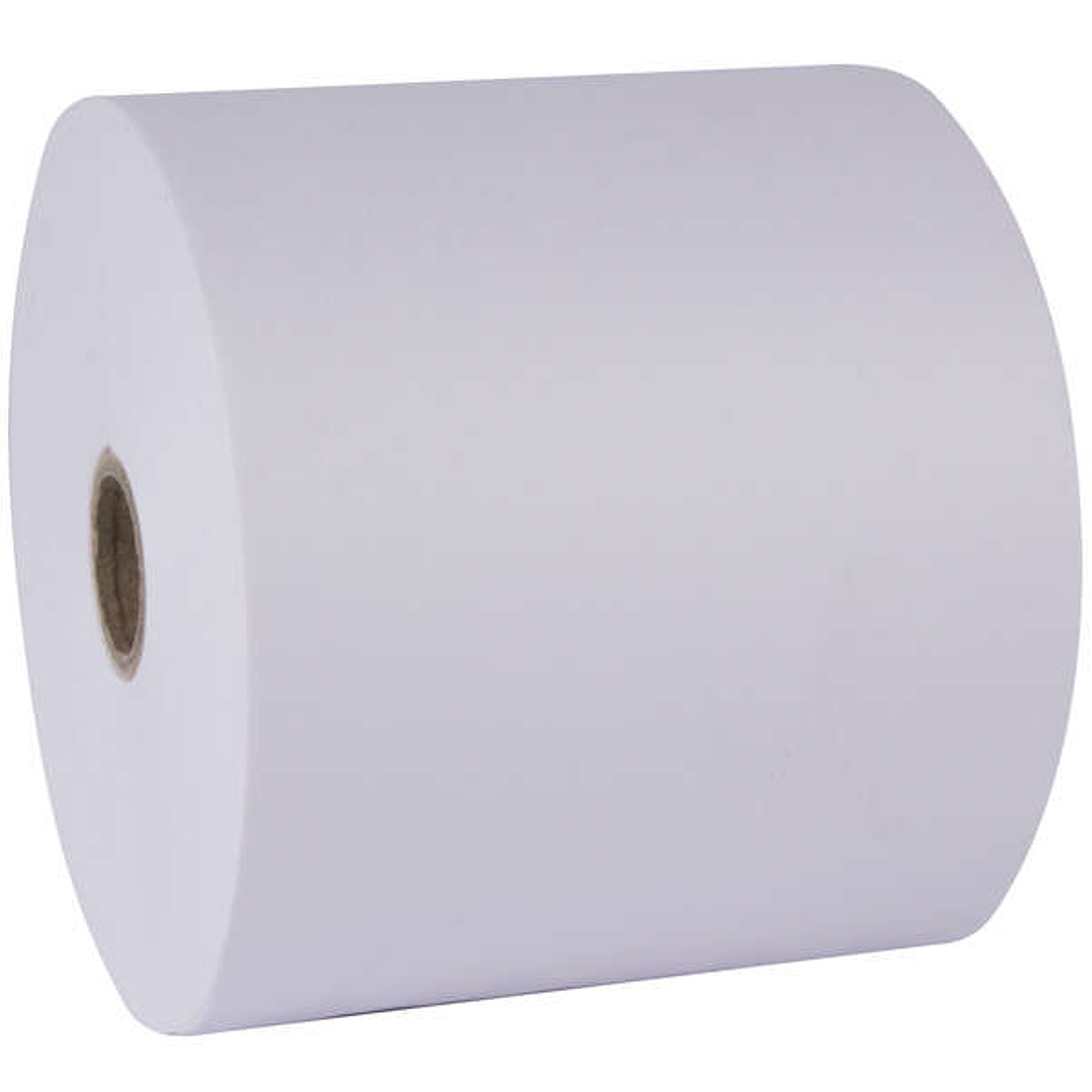Apli Papel Electra Rollo - 57x65x12mm - Resistente al Agua y al Desgarro - Ideal para Etiquetas y Señalizacion - Blanco 1