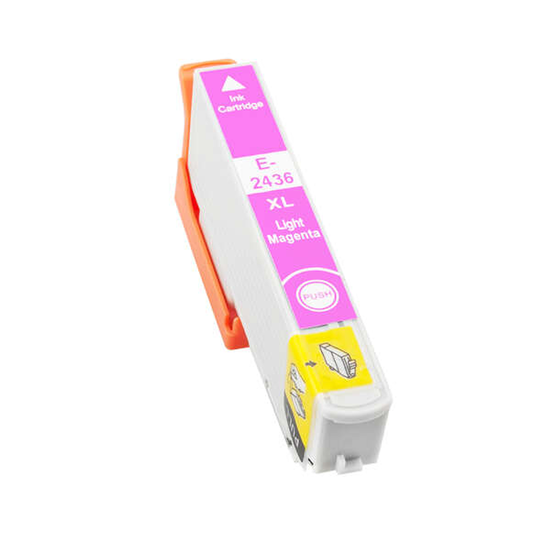Epson T2436/T2426 (24XL) Magenta Light Cartucho de Tinta Generico - Reemplaza C13T24364012/C13T24264012 1
