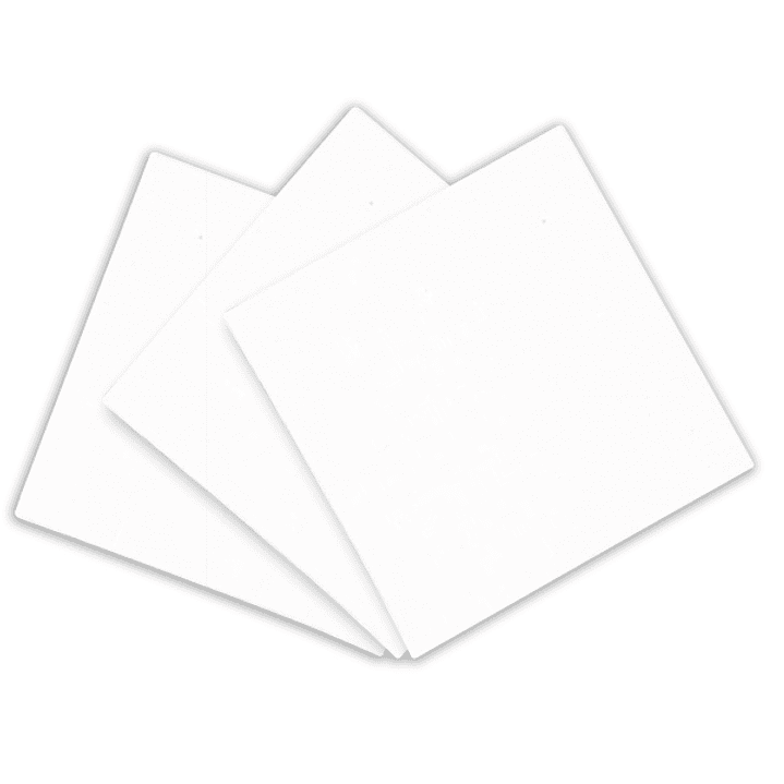 Daler Rowney Simply Pack de 3 Lienzos Mini - 250g - 6.6x6.6cm - Color Blanco 1