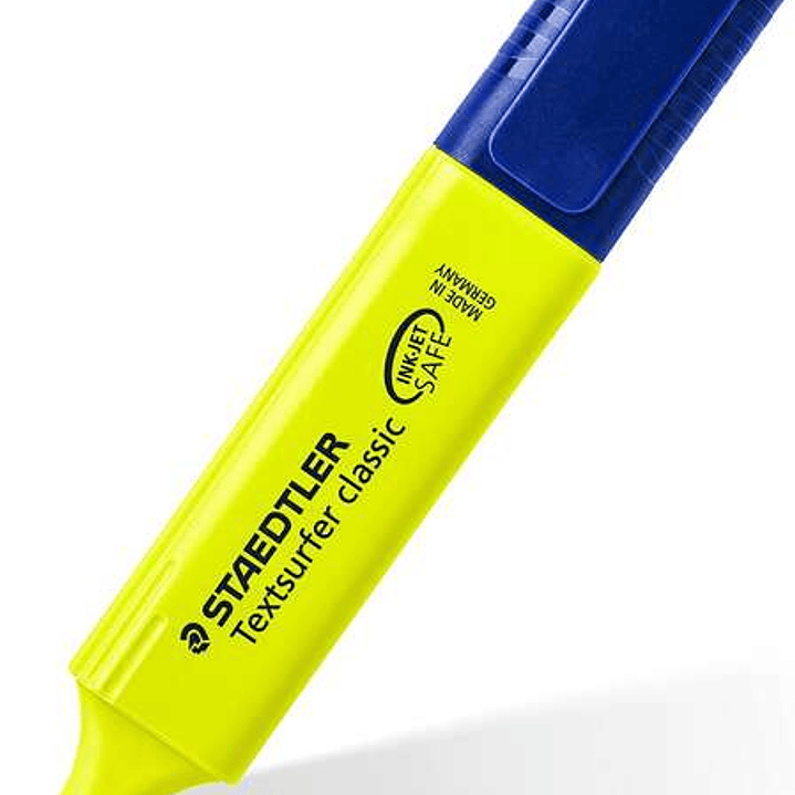 Staedtler Textsurfer Classic 364 Marcador Fluorescente - Punta Biselada - Trazo entre 1 - 5mm - Tinta con Base de Agua - Color Amarillo 1