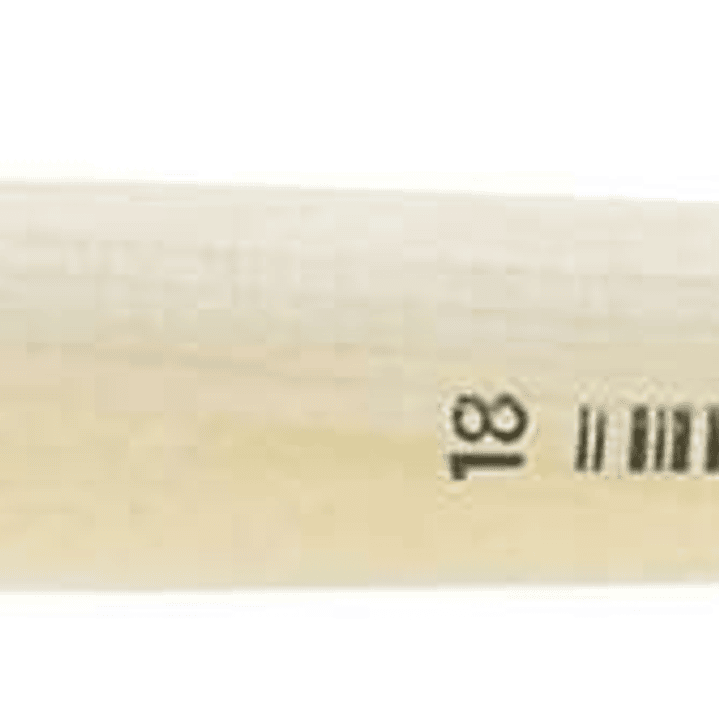 Pelikan Pincel Serie 613F N. 18 - Pelo Natural - para Colores Pastosos - Oleo, Acrilico y Tempera - Mango de Madera 1