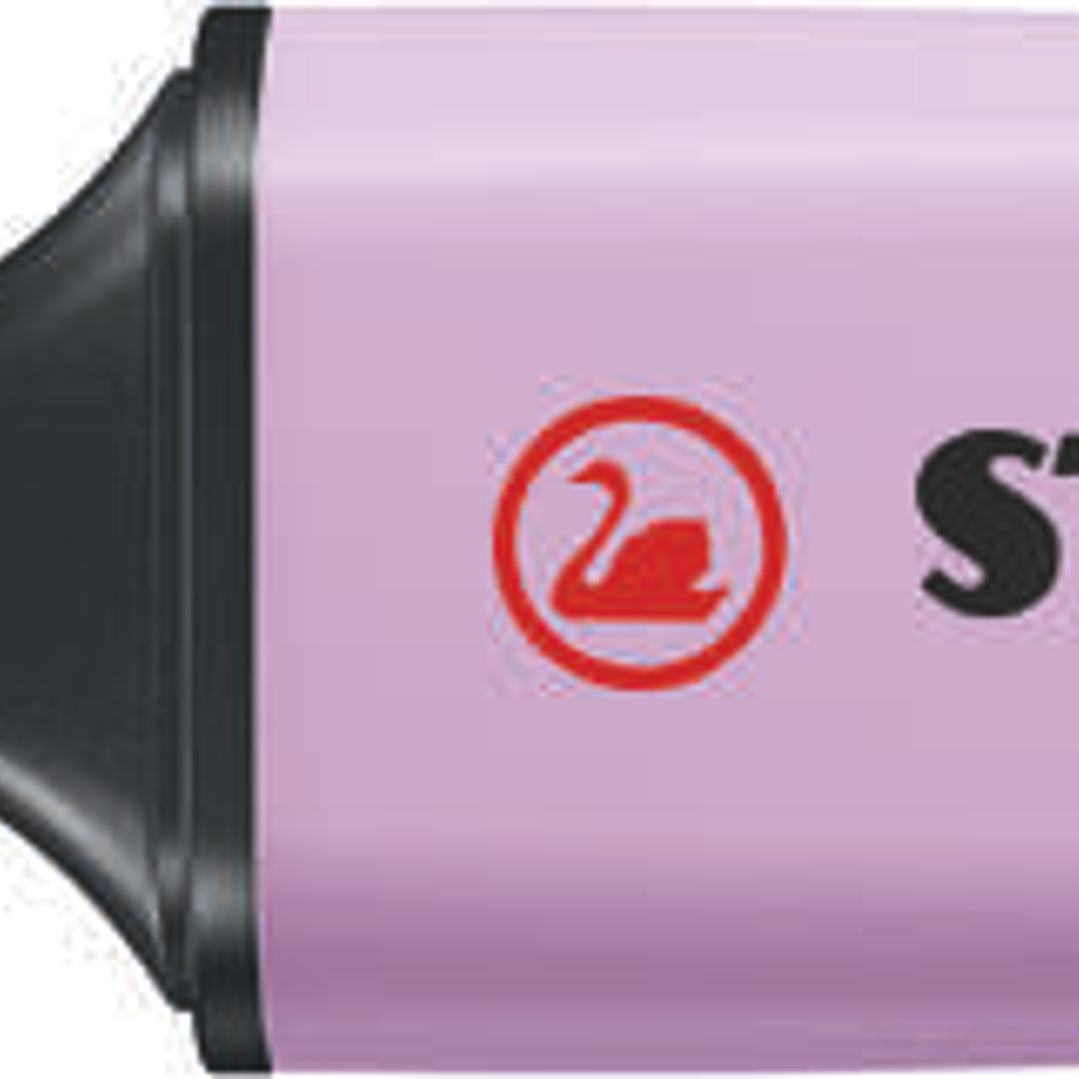 Stabilo Boss 70 Pastel Rotulador Marcador Fluorescente - Trazo entre 2 y 5mm - Recargable - Tinta con Base de Agua - Color Brisa Violeta 1