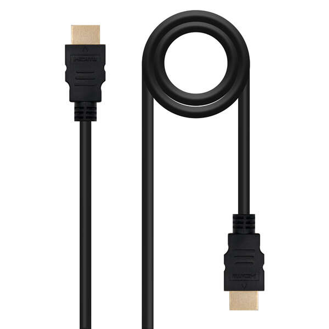 Nanocable Cable HDMI Alta Velocidad / HEC - A/M-A/M - 1.5m - Color Negro 1