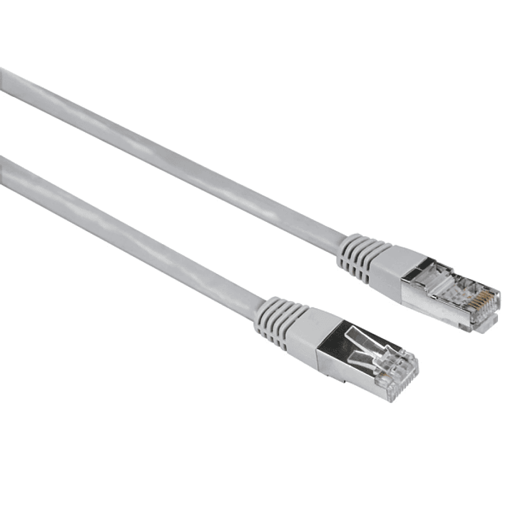 Hama Entry Cable de Red UTP RJ45 Cat-5e - Longitud 1.5m - Velocidad hasta 1Gbps - Blindado - Color Gris 1
