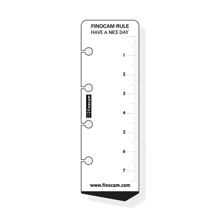 Finocam C159 Regla para Agendas Classic - Formato 601 - 30x95mm - Color Blanco 1