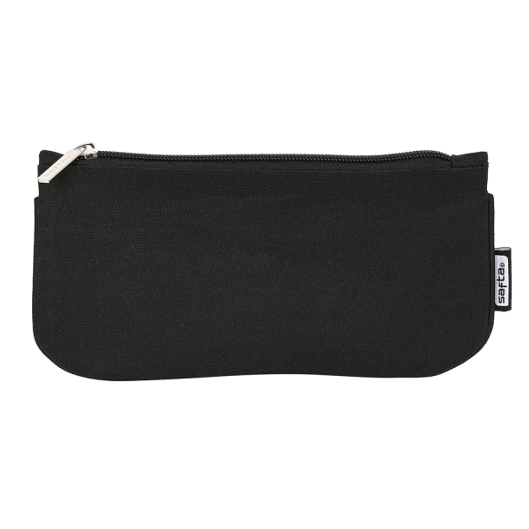 Safta Portatodo - Cremallera - 0.25L - Ligera - Portatil - 230x10x110mm - Color Negro 1
