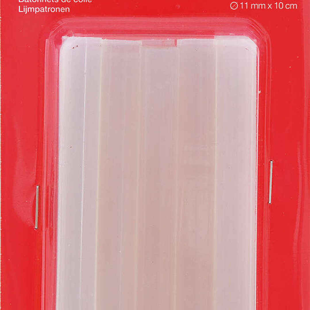 Apli Pack de 10 Barras de Adhesivo Termofusible Ø11mmx10cm - Compatible con Pistolas Ø11mm - Precision y Limpieza 1