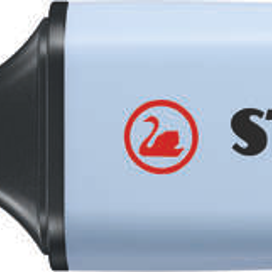 Stabilo Boss 70 Pastel Rotulador Marcador Fluorescente - Trazo entre 2 y 5mm - Recargable - Tinta con Base de Agua - Color Azul Nublado 1