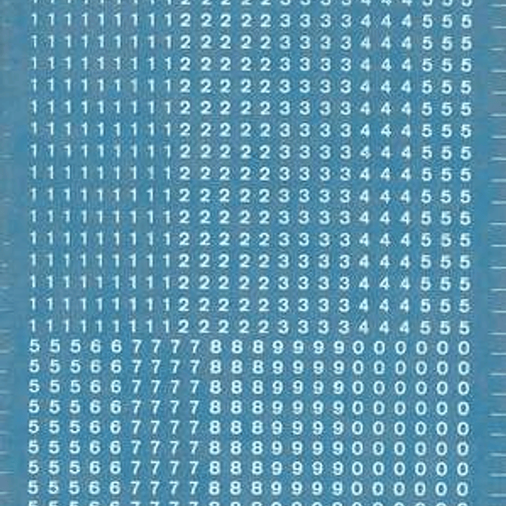 Apli Numeros Transferibles - 2.5mm - Facil Aplicacion - Resistentes al Agua - Blancos - 952 Caracteres 1