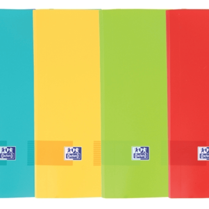 Oxford Live & Go A4+ Carpeta de Gomas - Tapa Plastico Opaco - 3 Solapas - Lomo 30mm - Colores Surtidos 1