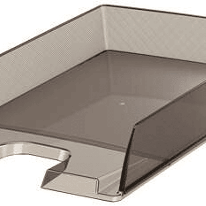 Esselte Europost Bandeja Portadocumentos - Plastico Transparente - Formato Vertical - A4 - Color Fume Transparente 1