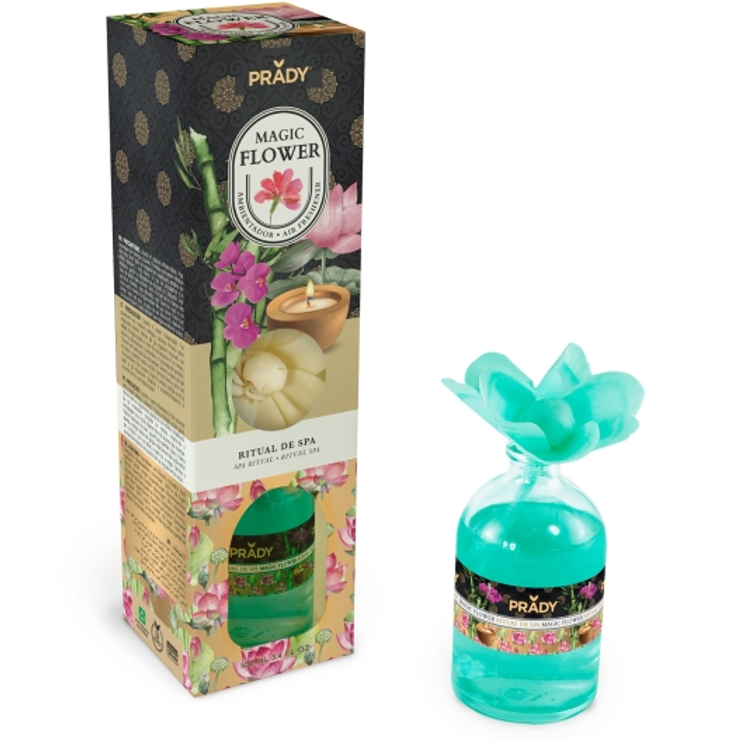 Prady Ambientador Magic Flower Ritual de Spa - Frasco de Cristal 100ml 1