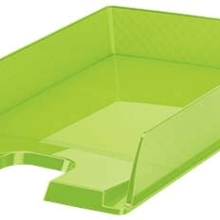Esselte Europost Bandeja Portadocumentos - Plastico Transparente - Formato Vertical - A4 - Color Verde Transparente 1