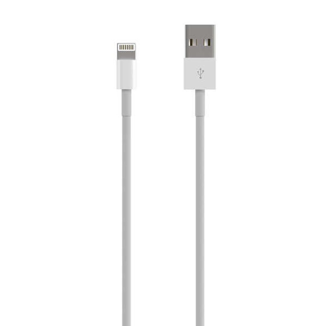 Aisens Cable Lightning a USB 2.0, Lightning/M-USB A Macho - 0.5m - Color Blanco 1