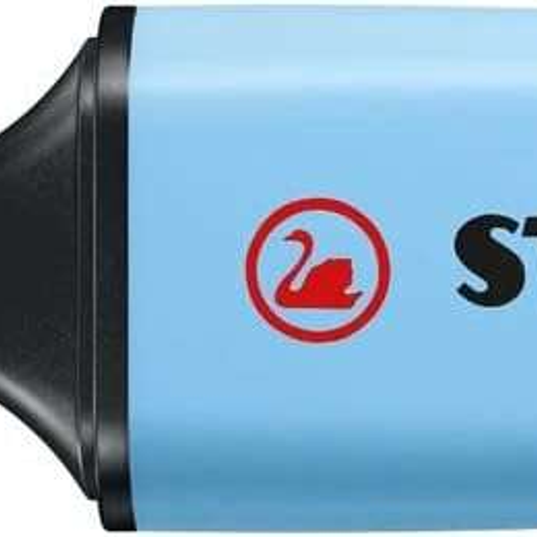 Stabilo Boss 70 Pastel Marcador Fluorescente - Trazo entre 2 y 5mm - Recargable - Tinta con Base de Agua - Color Azul Ventoso 1