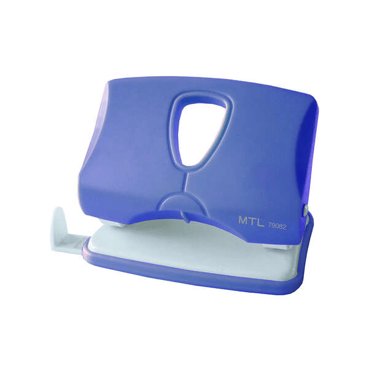 Dohe Taladro Resistente de Alta Calidad - 6mm de Diametro - Distancia de 80mm Entre Perforaciones - Guia Ajustable para Papel - Cubeta de Facil Apertu 1