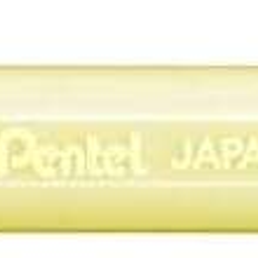 Pentel Hybrid Milky Boligrafo de Bola - Punta Fina 0.8mm - Trazo 0.4mm - Tinta de Gel Opaca - Color Amarillo Pastel 1