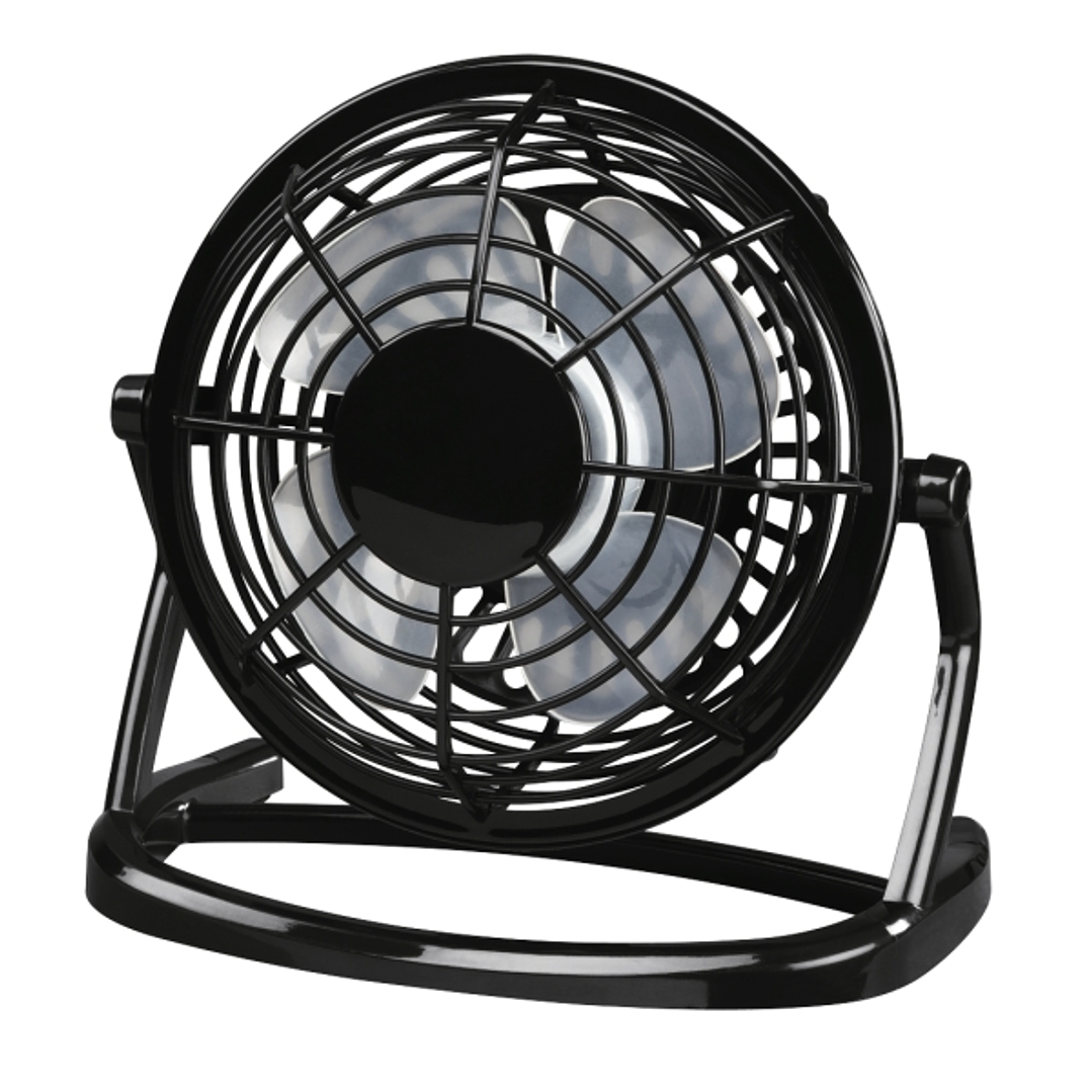Hama Ventilador de Mesa USB de 10cm - Cable 1m - Color Negro 1