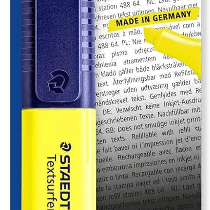 Staedtler Textsurfer Classic 364 Marcador Fluorescente - Punta Biselada 1 - 5mm Aprox - Secado Rapido - Color Amarillo Fluorescente 1