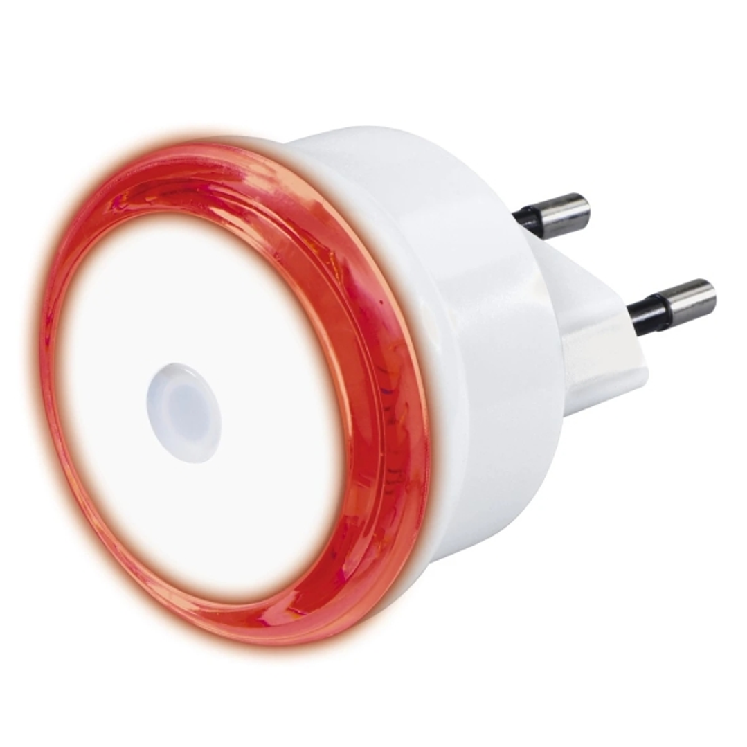 Hama Basic Luz LED Nocturna con Enchufe - IP20 - Sensor de Luz - 5x5x7cm - Color Blanco 1