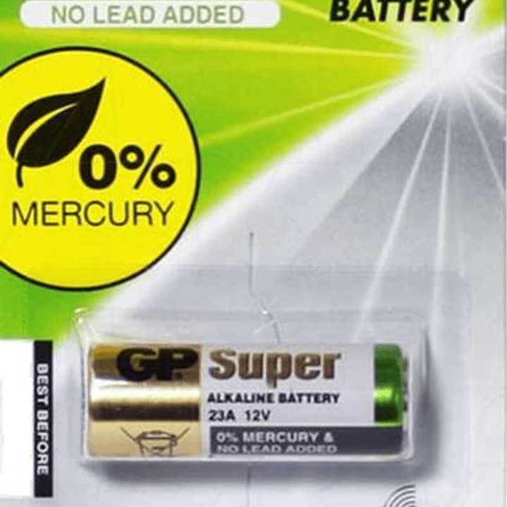 GP Pack de 1 Pila Alcalina 23A 12V 1