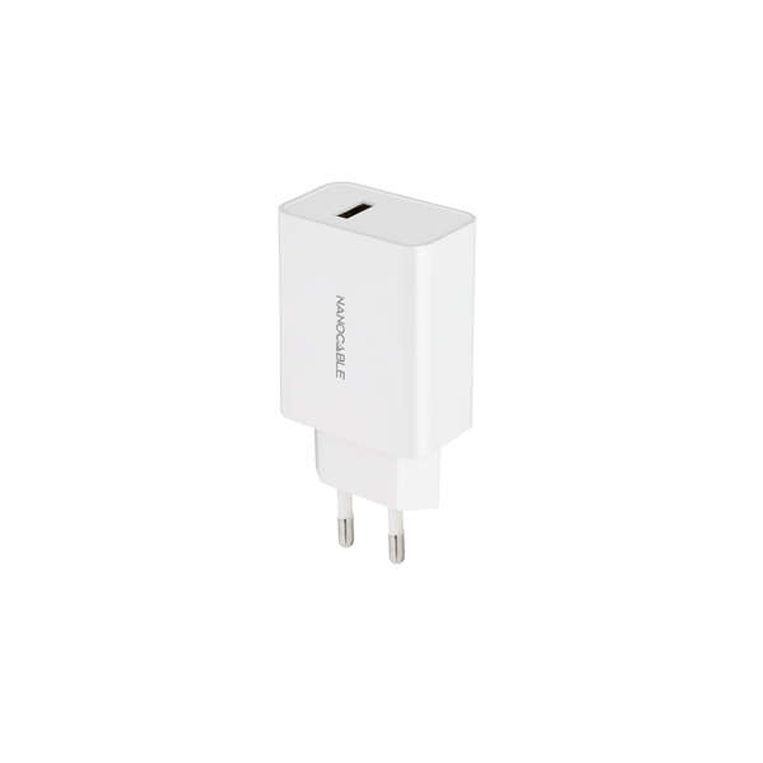 Nanocable Cargador USB 5V/2.1A - Color Blanco 1