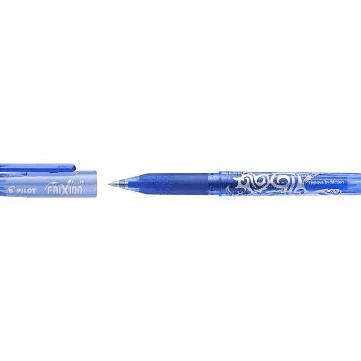 Pilot Frixion Ball Boligrafo de Gel Borrable - Punta de Bola 0.7mm - Trazo 0.4mm - Grip Ergonomico - Color Azul 1