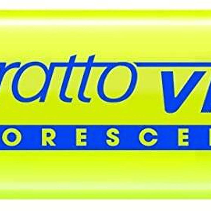 Tratto Video Marcador Fluorescente - Punta Biselada - Tinta Base de Agua - Secado Rapido - Color Amarillo Fluorescente 1