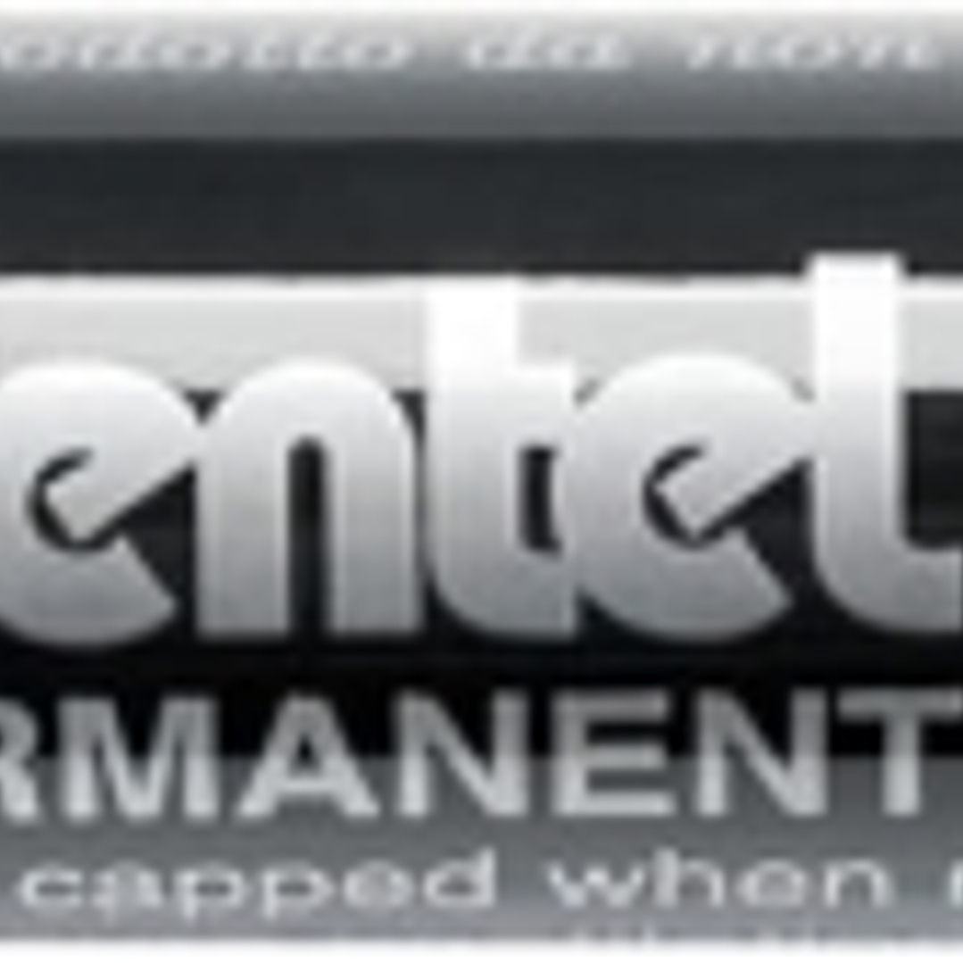 Pentel Pen N50 Rotulador Permanente - Punta de 4.3mm - Resistente a Agua y Luz - Color Negro 1