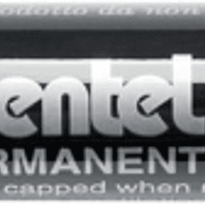 Pentel Pen N50 Rotulador Permanente - Punta de 4.3mm - Resistente a Agua y Luz - Color Negro 1