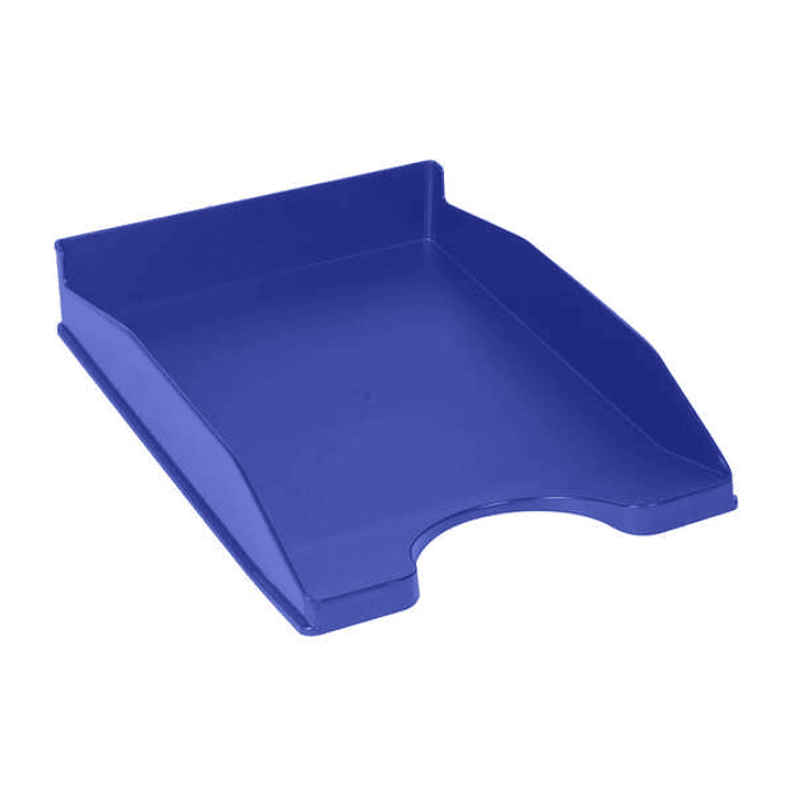 Dohe +Mab Bandeja de Sobremesa para Documentos Tamaño A4 - Medidas 255x60x335mm - Fabricada en Poliestireno de Alta Calidad - Apilable - Material 100% 1