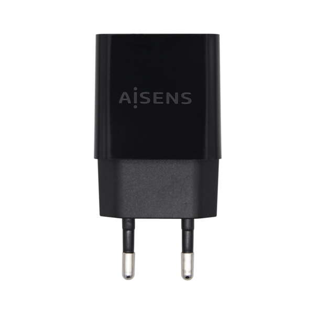 Aisens Cargador USB 10W Alta Eficiencia - 5V/2A - Color Negro 1